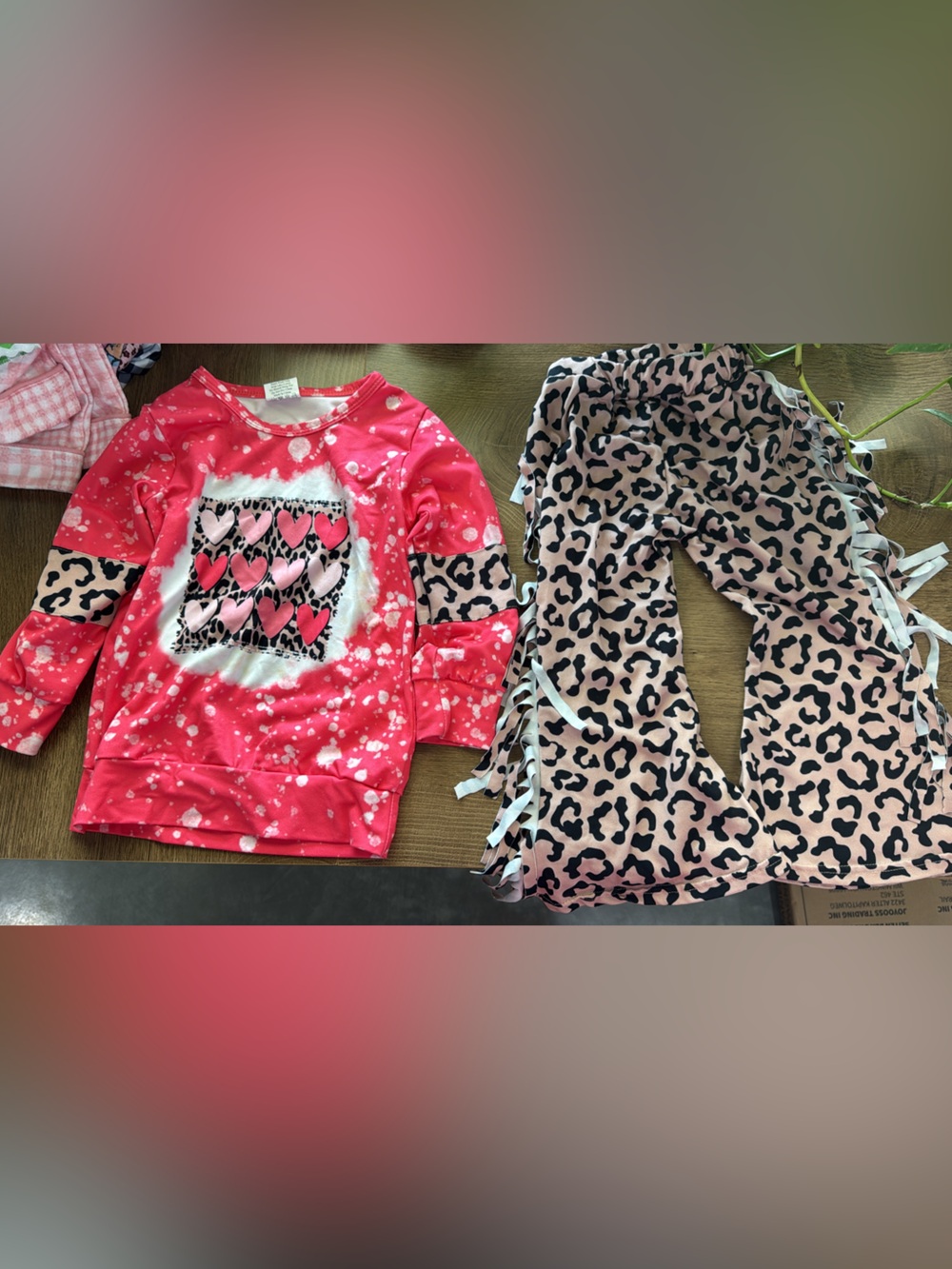 Toddler valentines set